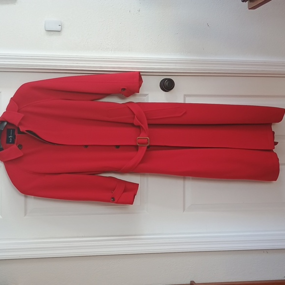 Ralph Lauren size 8 long wool coat